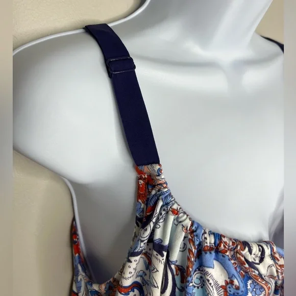 Linea Donatella sleep set/lounge wear. Tassle detail. Tank and short set. - Picture 3 of 8